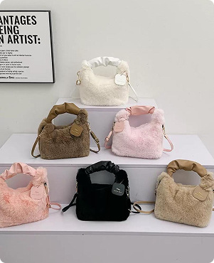 Luxury Fluffy Handbags